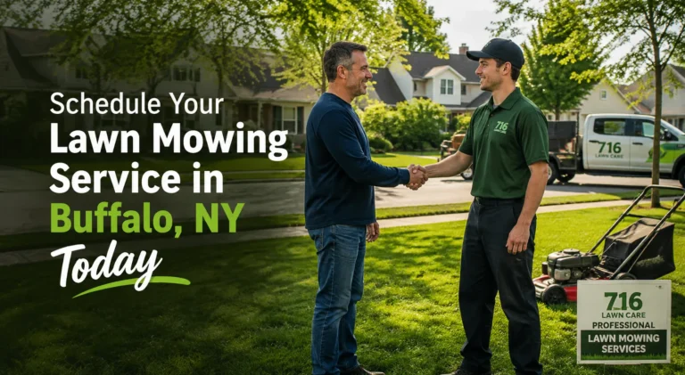 Schedule your lawn mowing service in Buffalo, NY with 716 Lawn Care