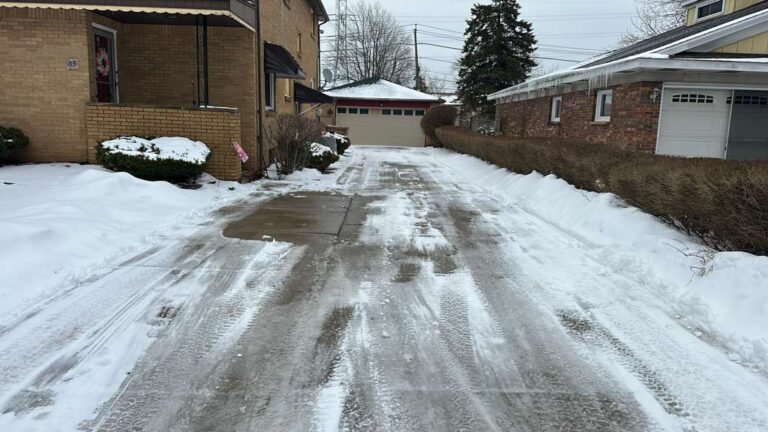 Driveway snow removal by 716 Lawn Care in Buffalo, NY