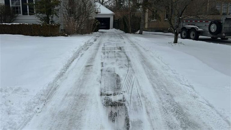 Driveway snow removal in Buffalo, NY by 716 Lawn Care