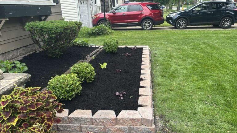 716 Lawn Care landscaping project in Lancaster, NY