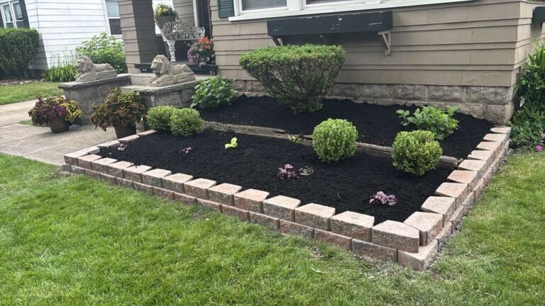 716 Lawn Care landscaping project in Lockport, NY