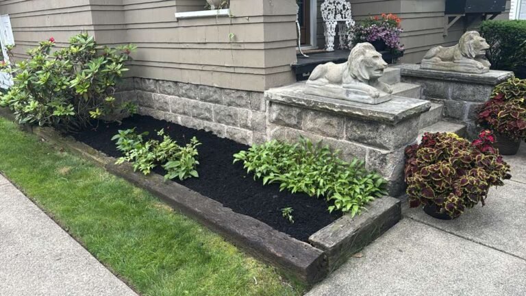 716 Lawn Care landscaping project in Lancaster, NY
