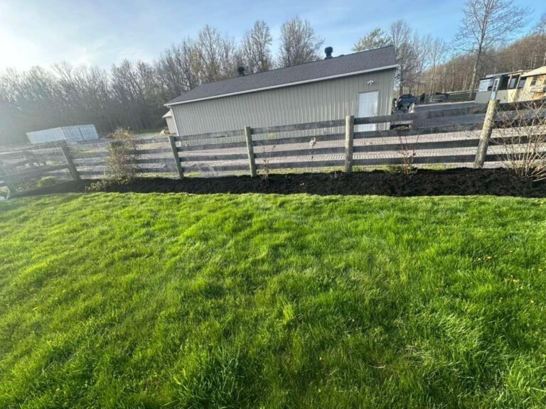 Mulch bed installation in Buffalo, NY by 716 Lawn Care