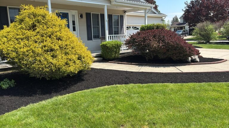 Mulch installation in Buffalo, NY by 716 Lawn Care