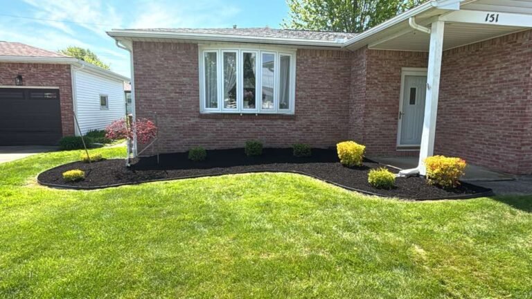Mulching service by 716 Lawn Care in Buffalo, NY